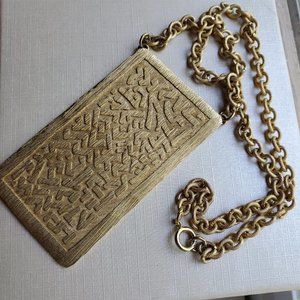 Vintage Gold Tone Statement Necklace